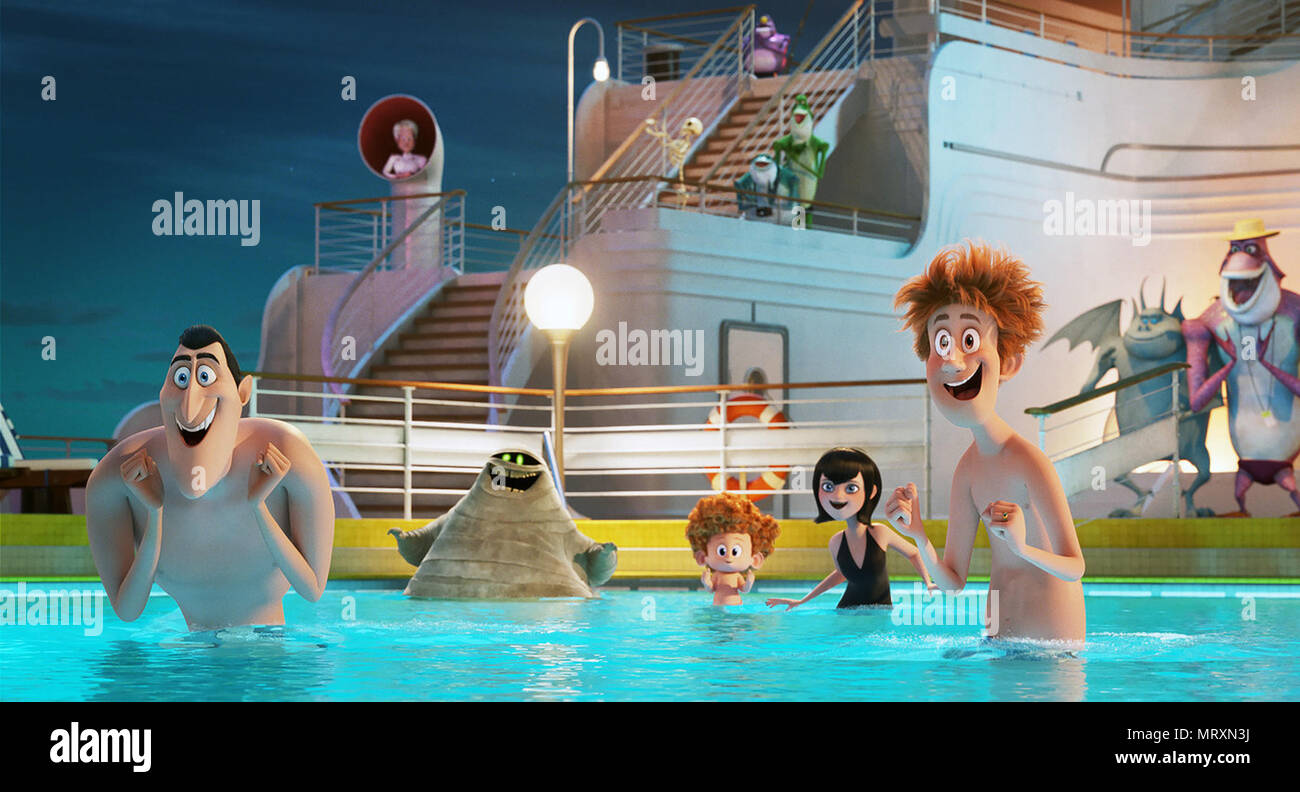 Hotel Transylvania 3: Summer Vacation (known internationally as Hotel Transylvania 3: A Monster Vacation) is an upcoming American 3D computer-animated fantasy-comedy film produced by Sony Pictures Animation and animated by Sony Pictures Imageworks.  This photograph is for editorial use only and is the copyright of the film company and/or the photographer assigned by the film or production company and can only be reproduced by publications in conjunction with the promotion of the above Film. A Mandatory Credit to the film company is required. The Photographer should also be credited when known. Stock Photo