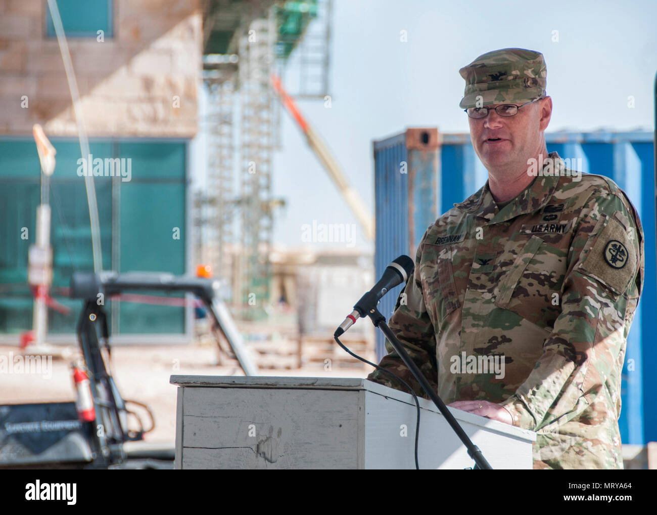 Col. Michael Brennan, commander, U.S. Army Health Facility Planning