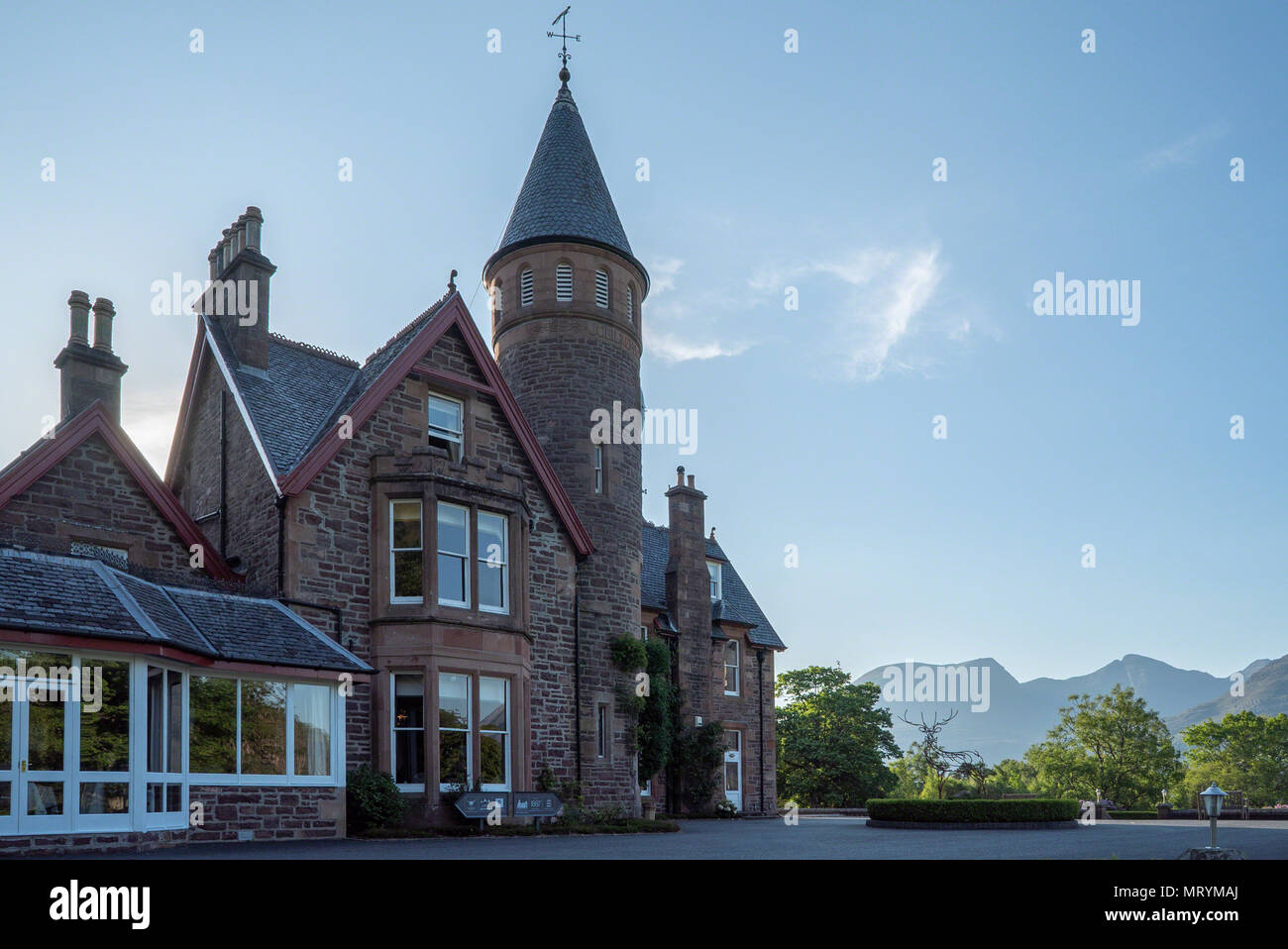 Torridon Hotel, Achnasheen, North West Highlands, Scotland Stock Photo