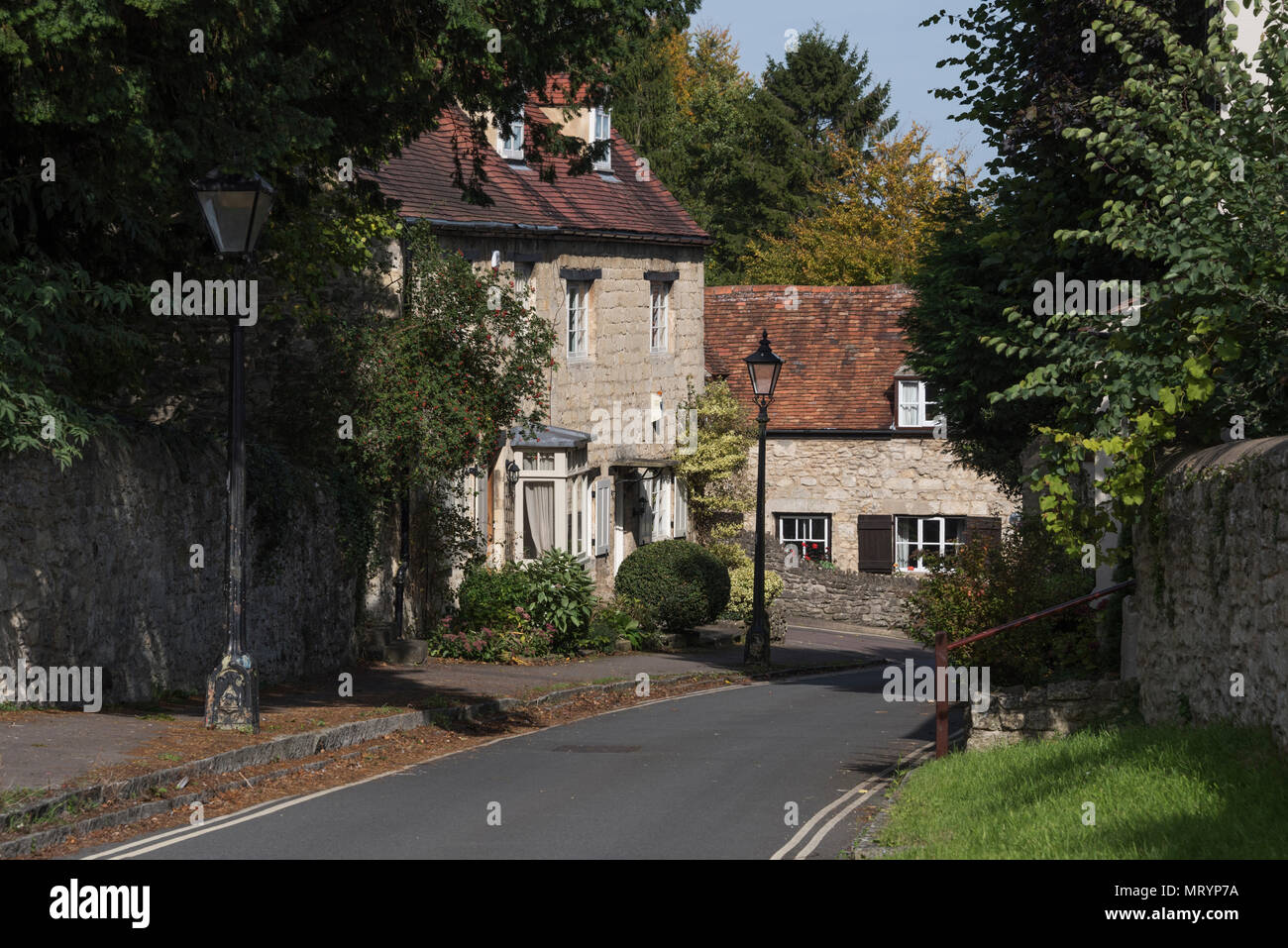 St Andrew's Lane, Old Headington, Oxford Stock Photo Alamy