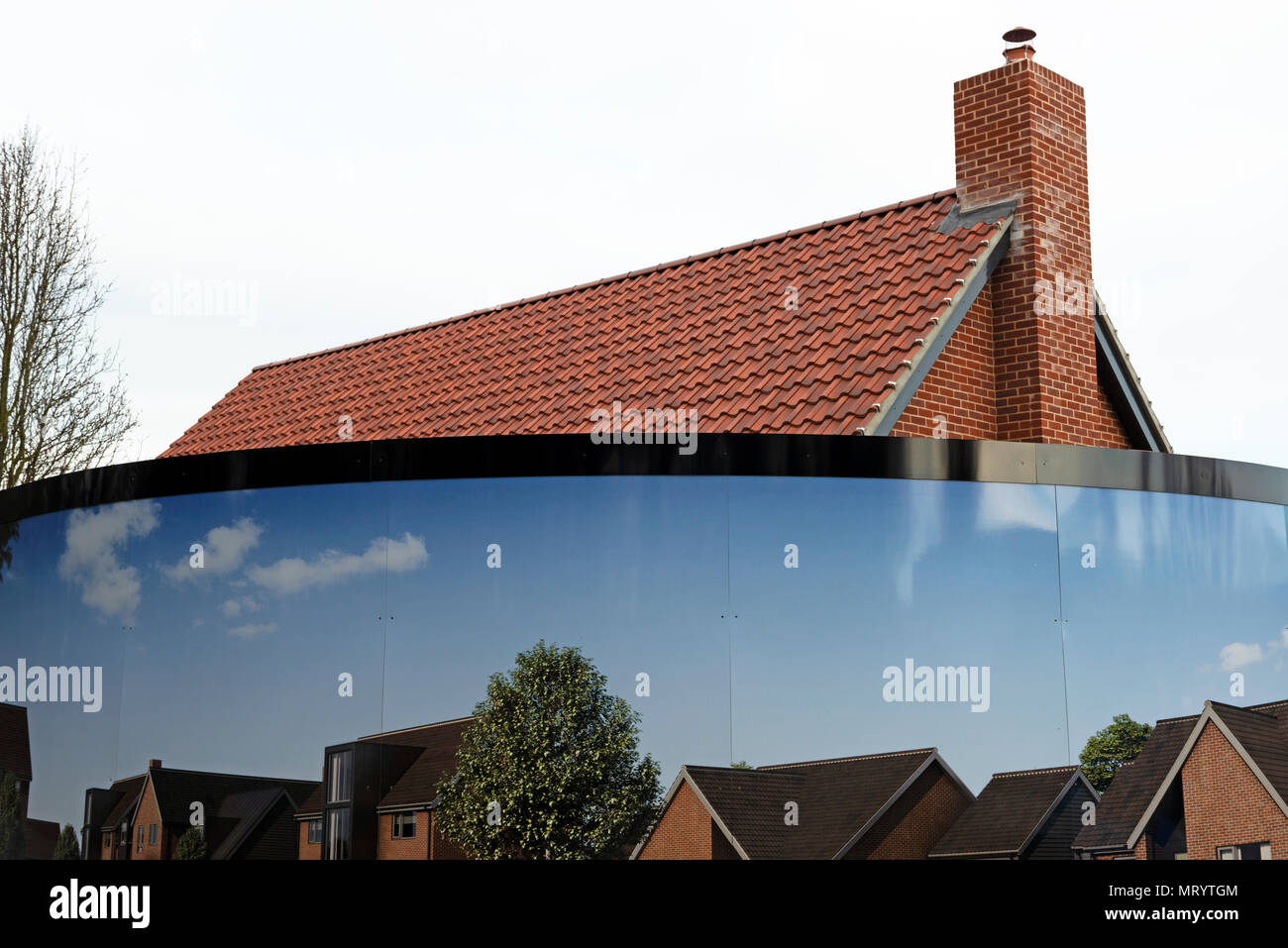 Newly built houses, Ufford, Suffolk, UK. Stock Photo