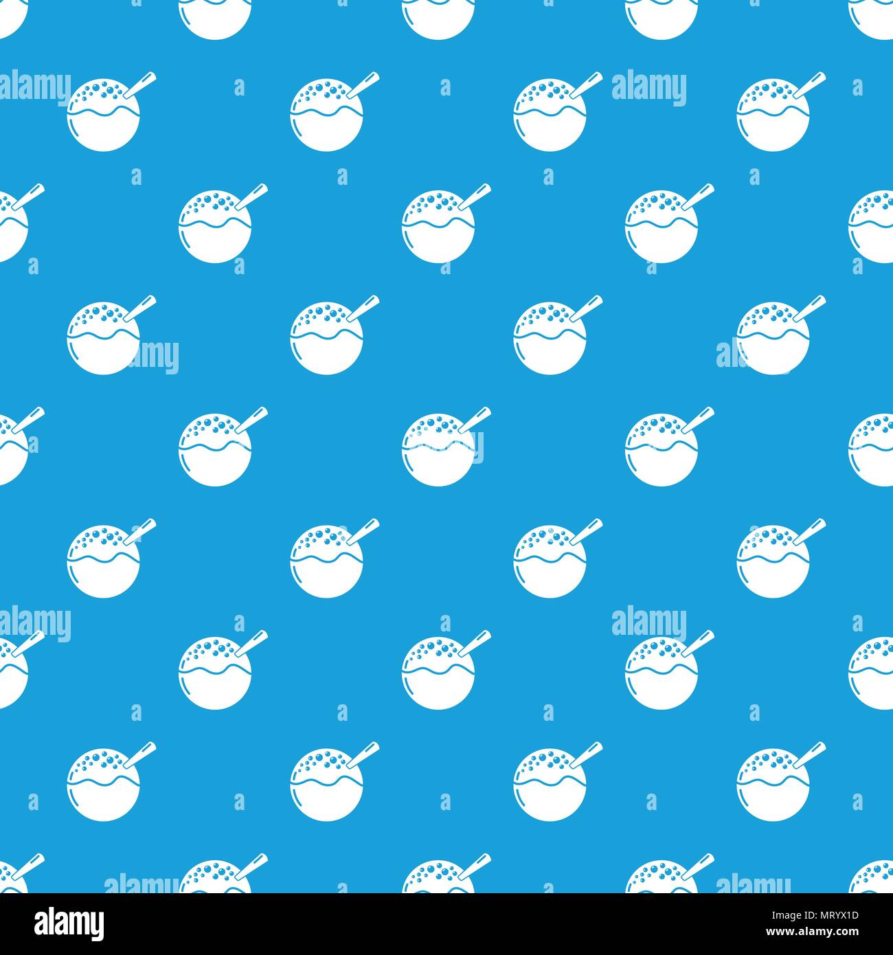 Hanami dango pattern vector seamless blue Stock Vector