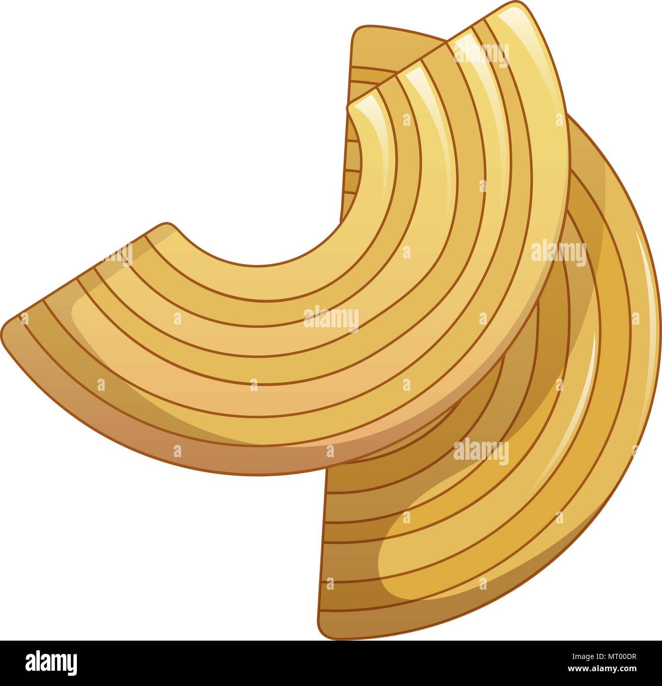 Cornetti rigati icon, cartoon style Stock Vector Image & Art - Alamy