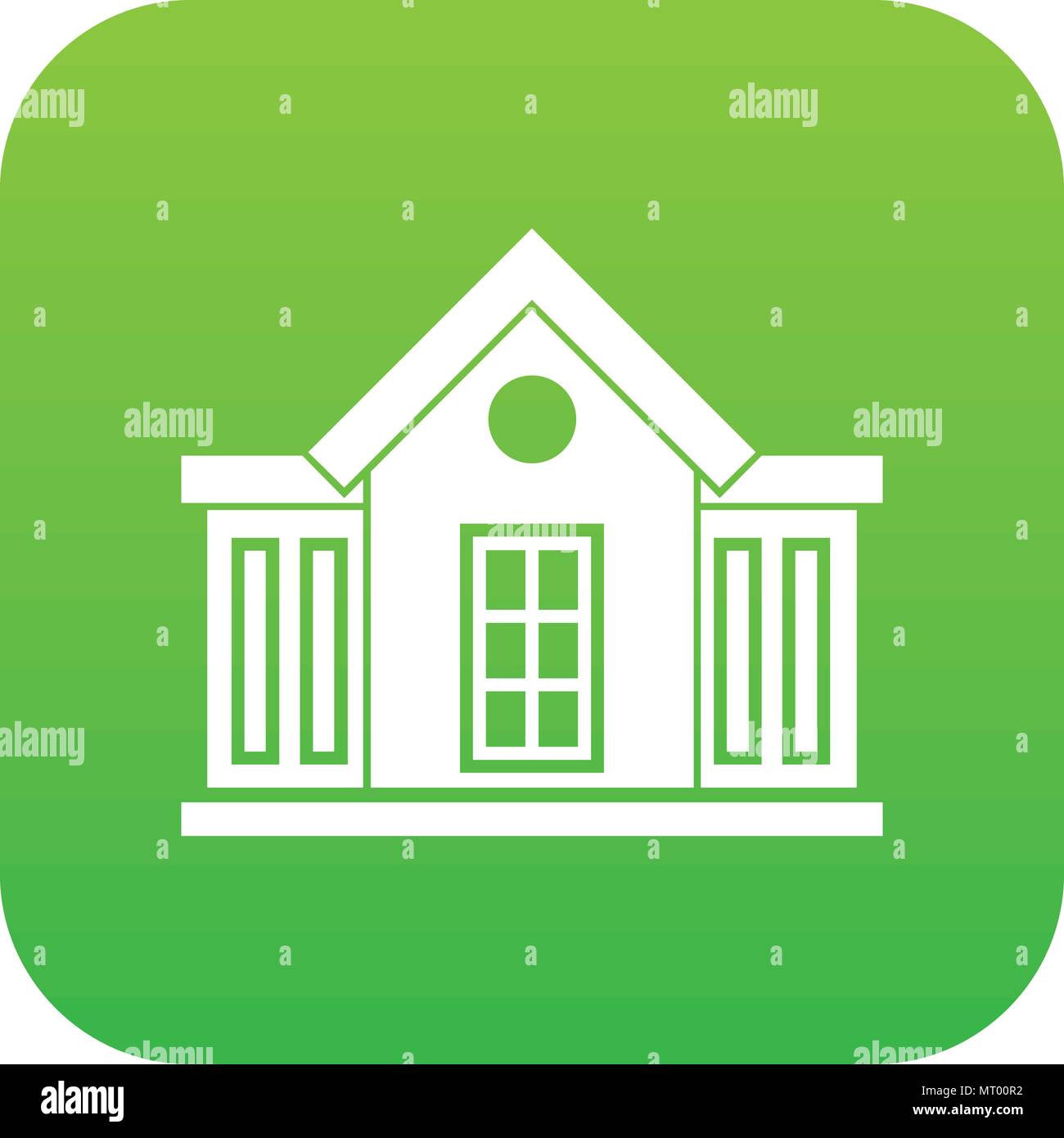 Mansion icon digital green Stock Vector Image & Art - Alamy