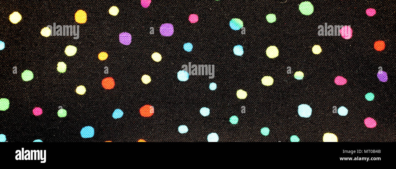 Black background with many colored dots Stock Photo - Alamy