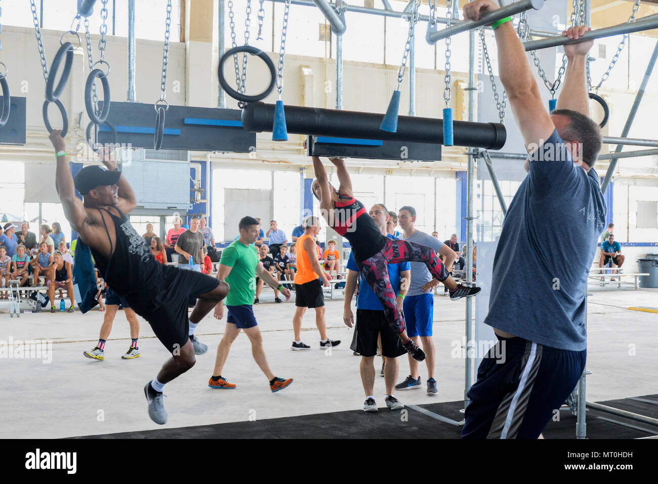 Battle Rig obstacle practice during the Alpha Warrior event at Wright ...