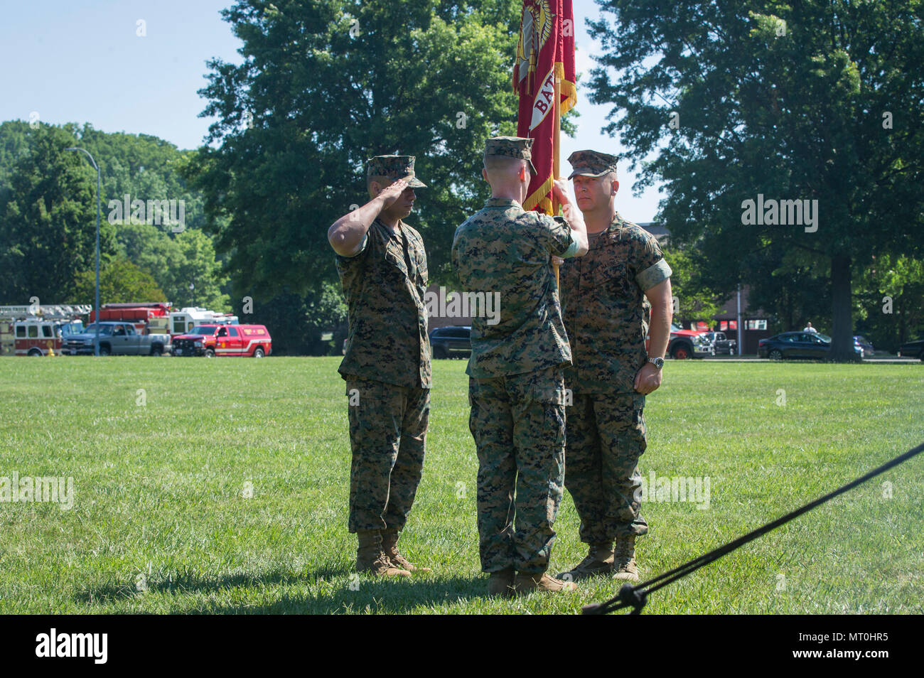 U.S. Marine Corps Lt. Col. Mark T. Shnakenberg, commanding