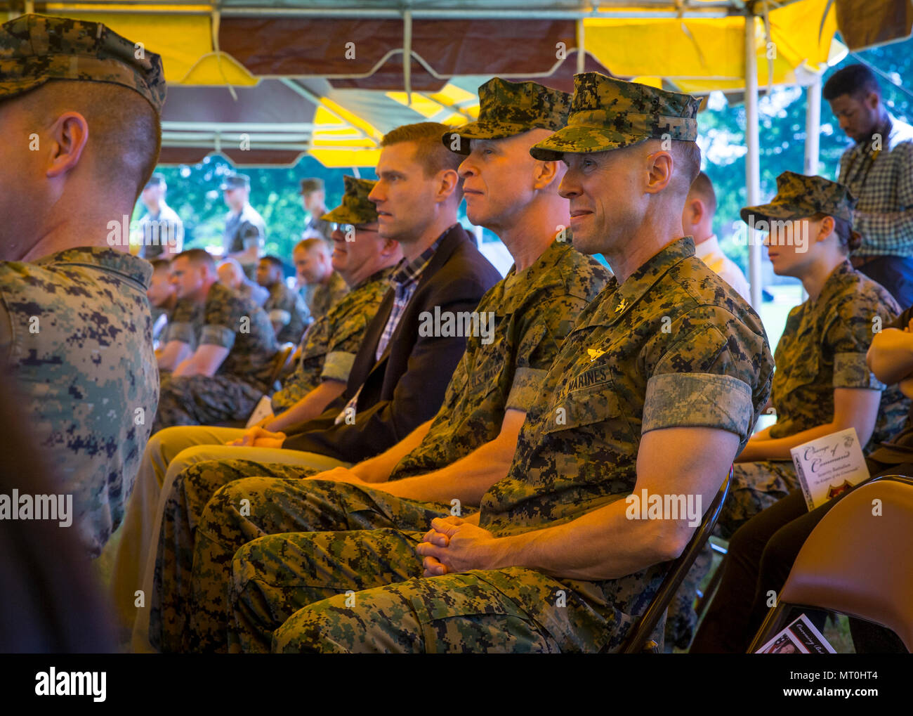 U.S. Marine Corps Col. Todd commanding officer for Headquarters