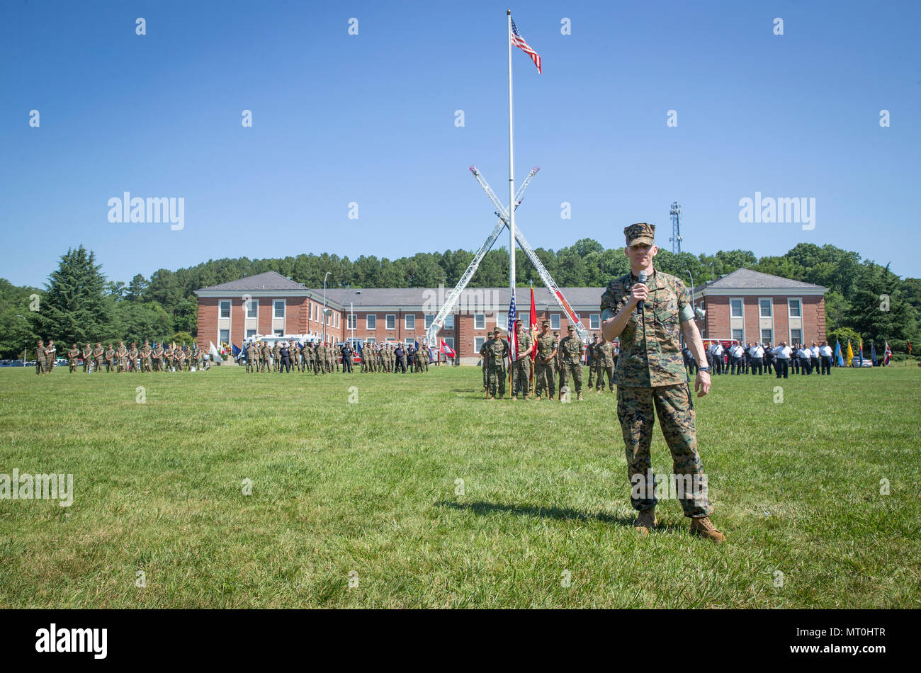 U.S. Marine Corps Lt. Col. Mark T. Shnakenberg, commanding