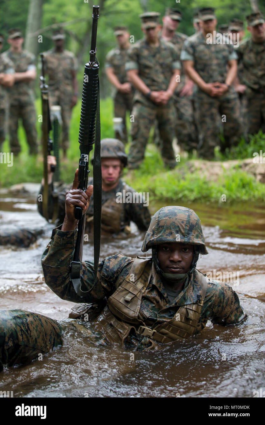 u s marines with officer candidate school ocs celebrate the 50th marine corps officer candidate school