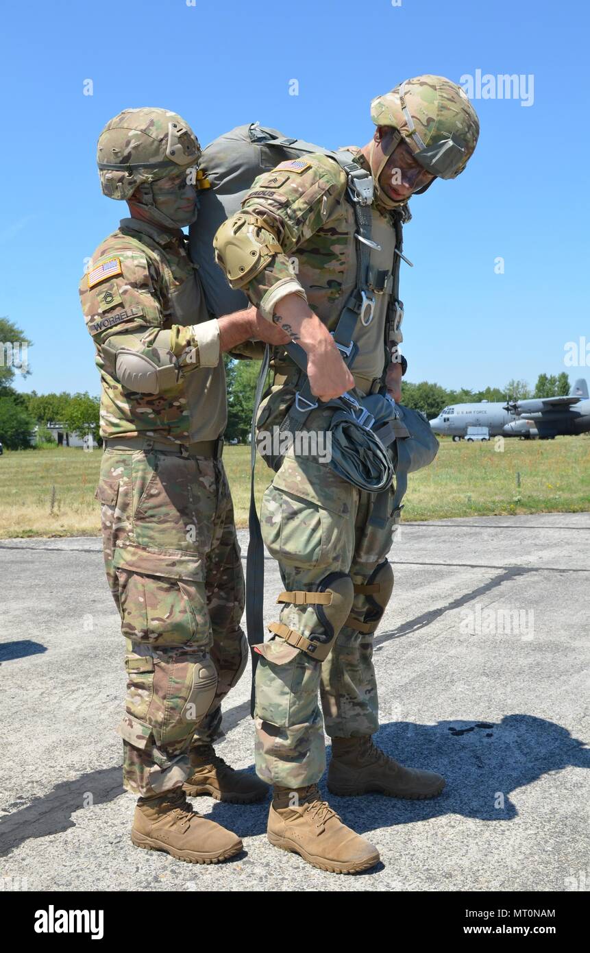 PAPA AIR BASE, Hungary — Soldiers from 173rd Airborne Brigade Combat ...