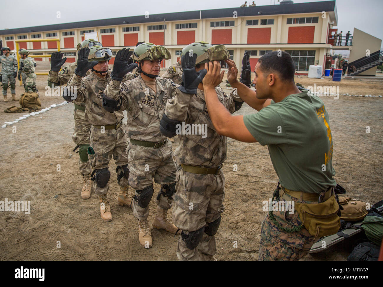 During UNITAS 2017 at Ancon, Peru, U.S. Marines inspected and ensured ...
