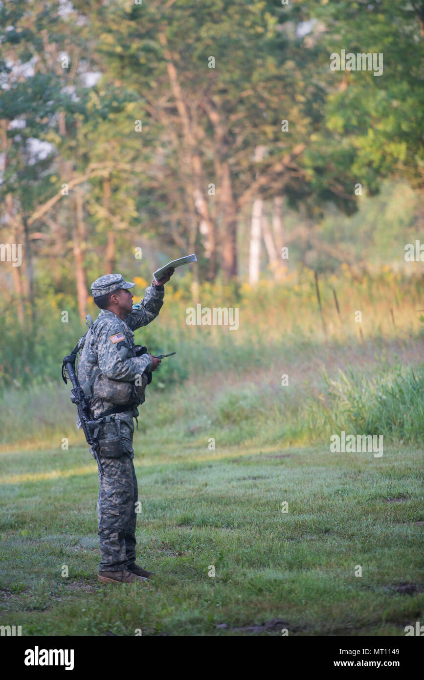 Soldier Using Compass 2017 Army National Guard Best Warrior Competition was a structured ...