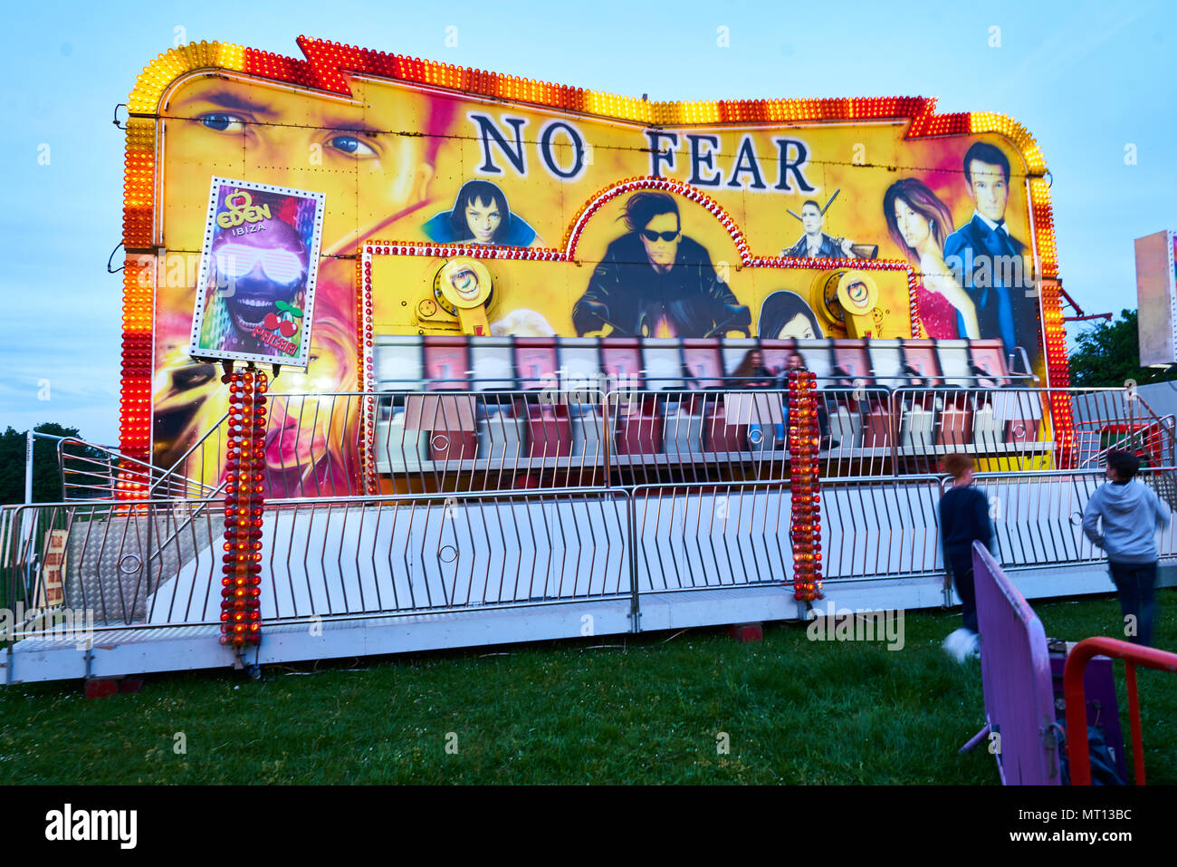 fun fair Stock Photo