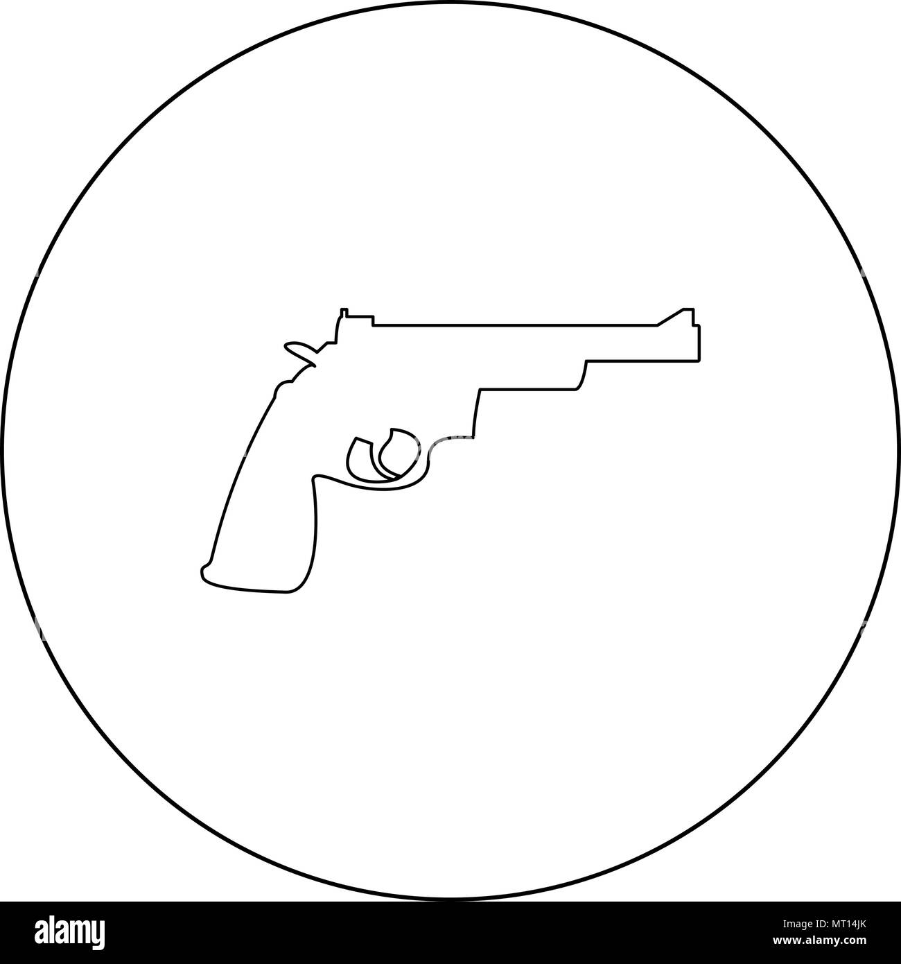 pistol drawing high resolution stock photography and images alamy