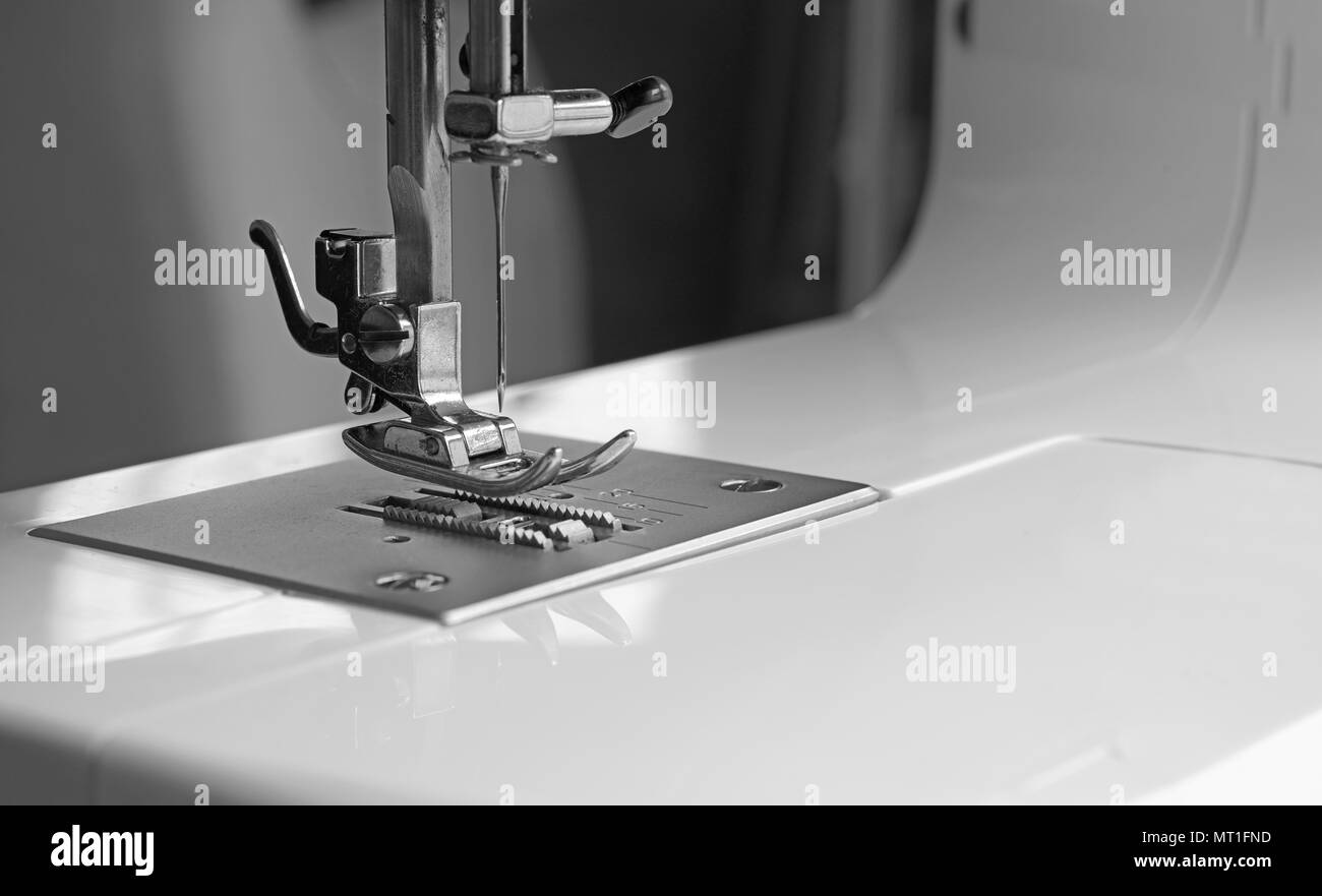 Presser foot of sewing machine Stock Photo Alamy