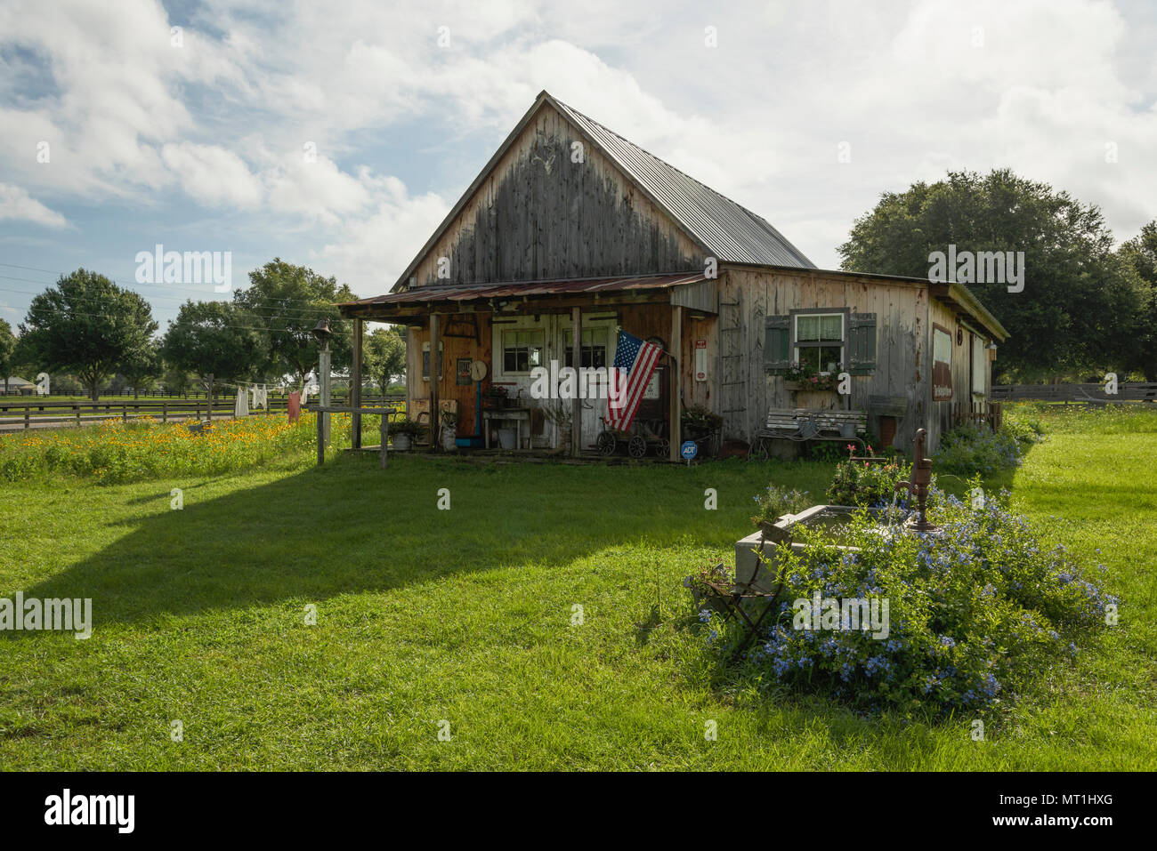 Old Farm House Florida USA Stock Photo Alamy