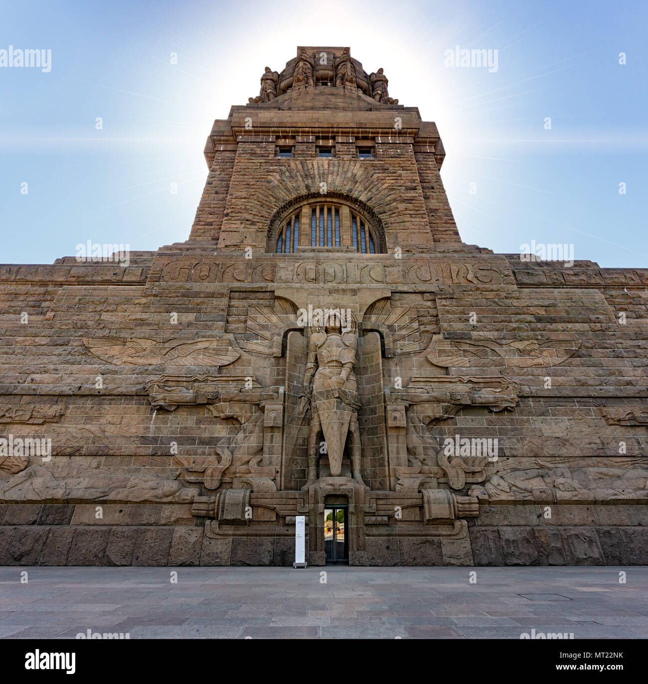 LEIPZIG, GERMANY May 21 2018 Monument to the Battle of the Nations (Völkerschlachtsdenkmal