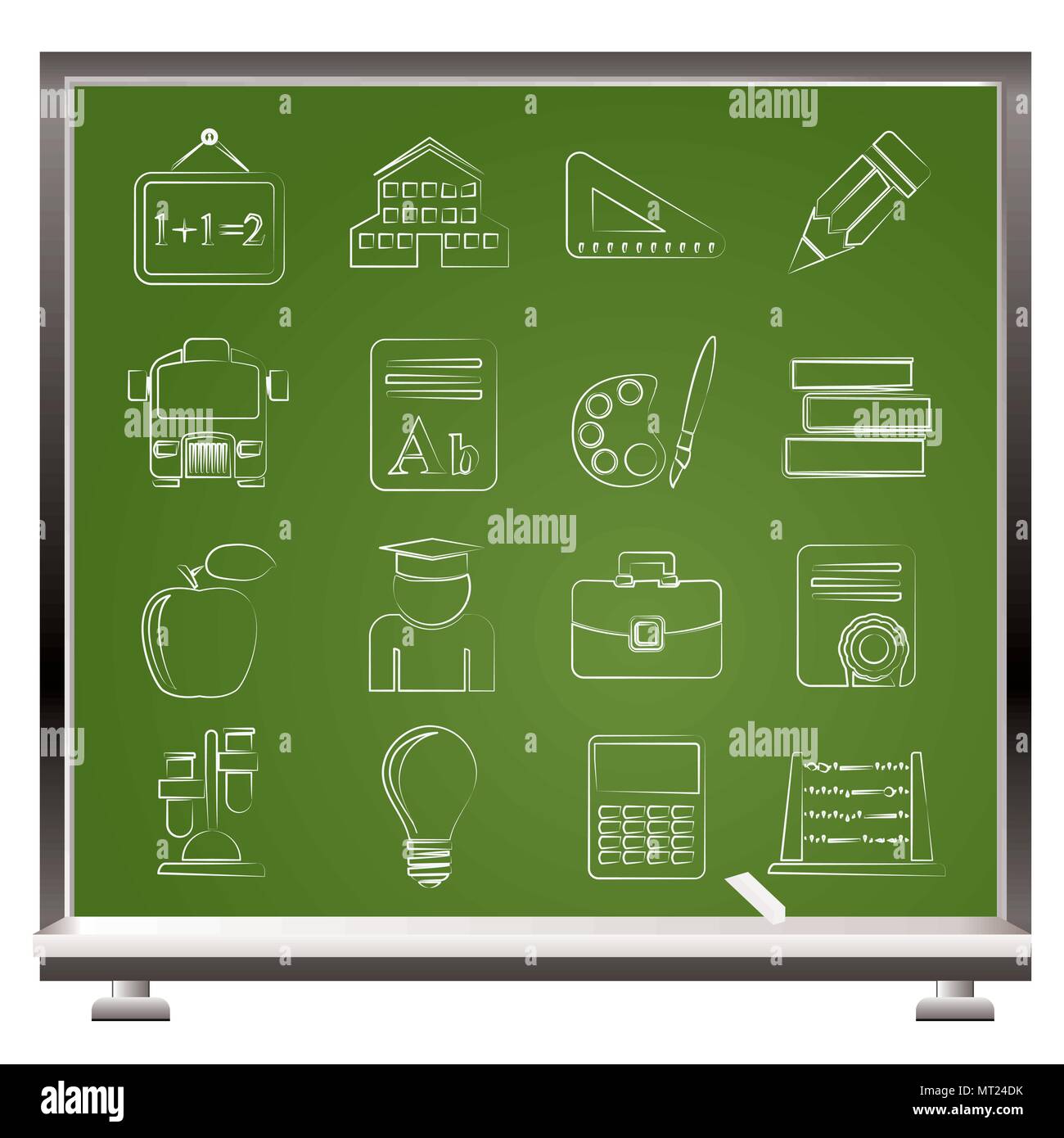 School and education icons - vector icon set Stock Vector Image & Art ...