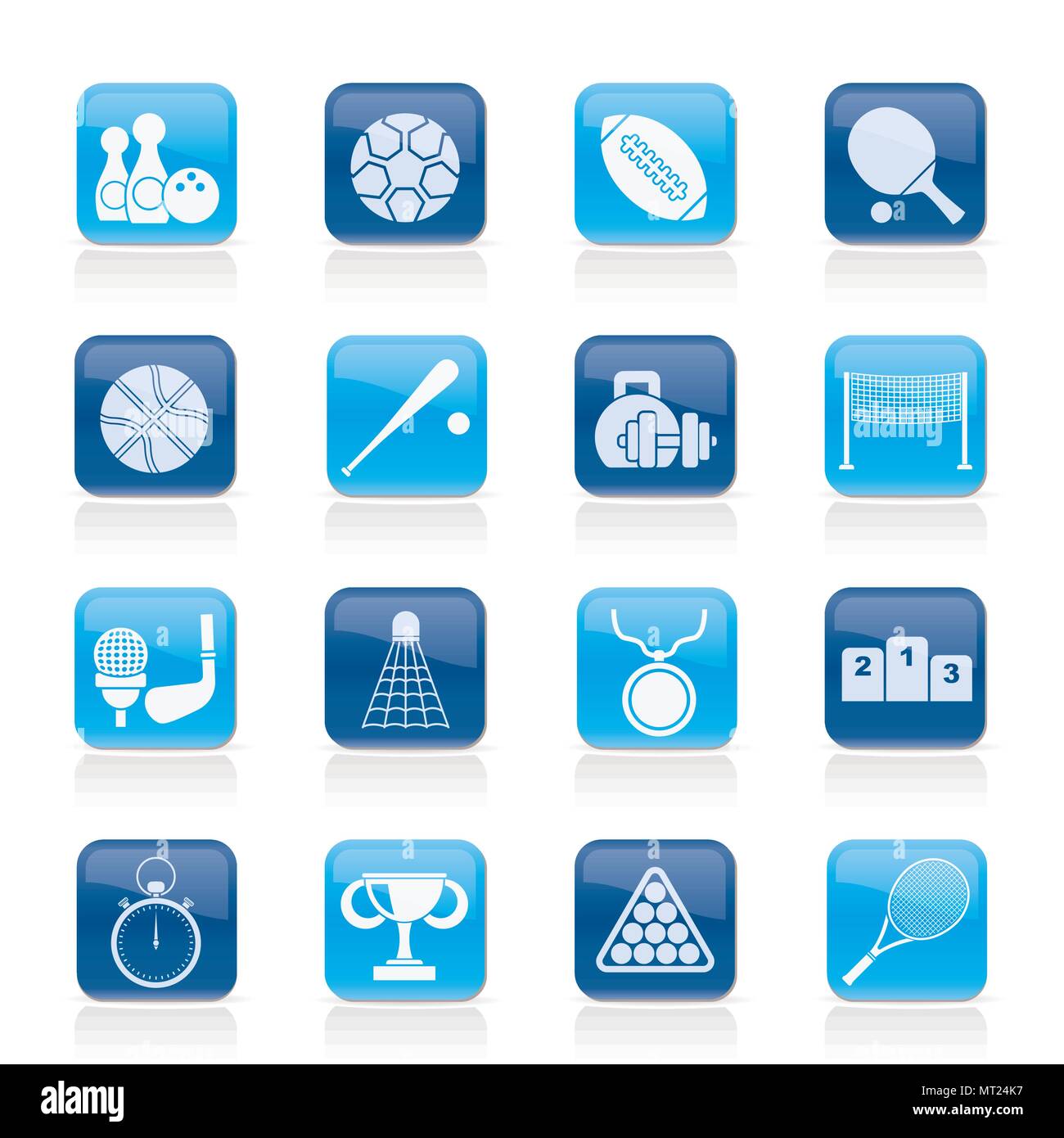 Sport equipment icons - vector icon set Stock Vector Image & Art - Alamy