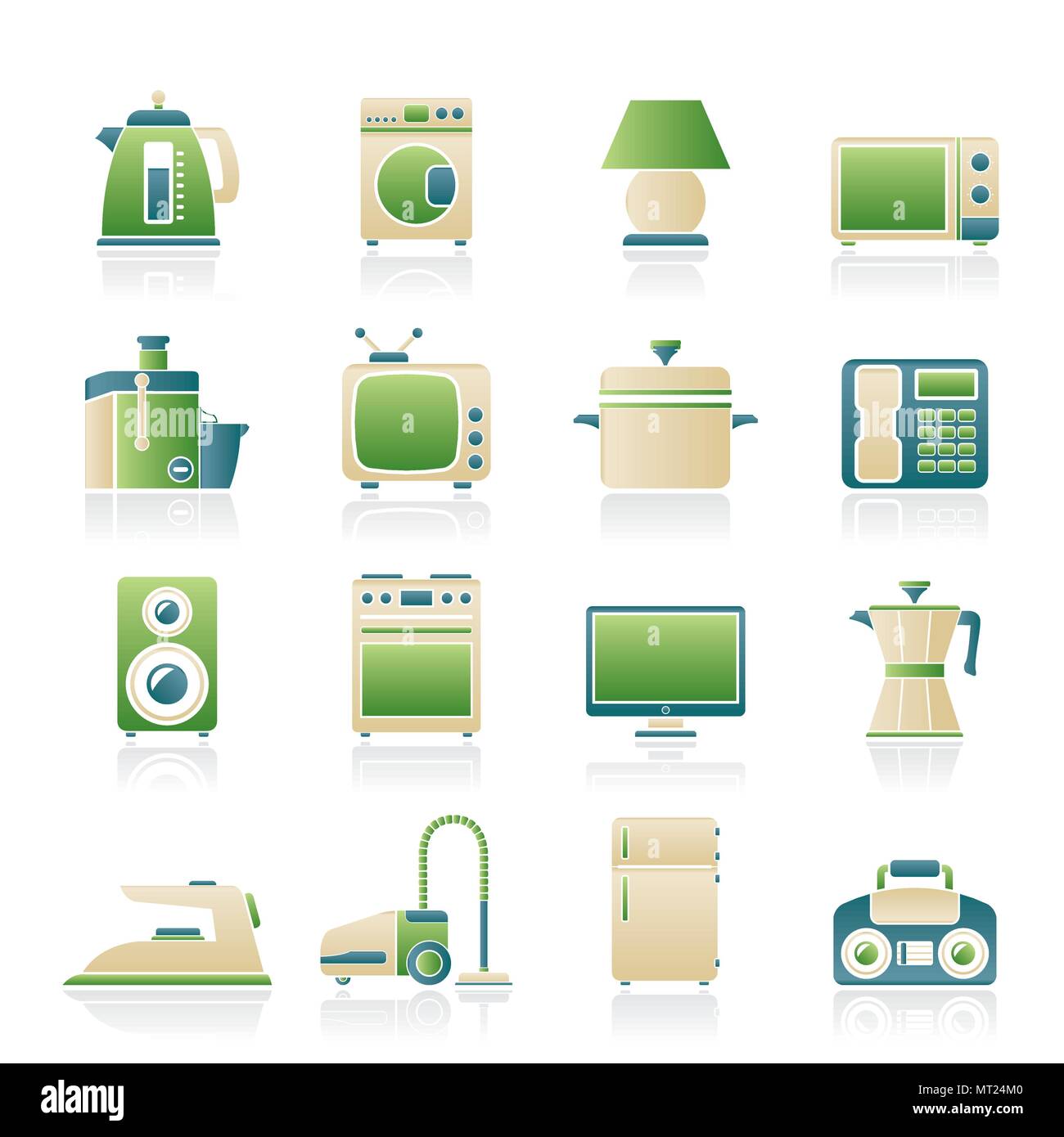home equipment icons - vector icon set Stock Vector Image & Art - Alamy