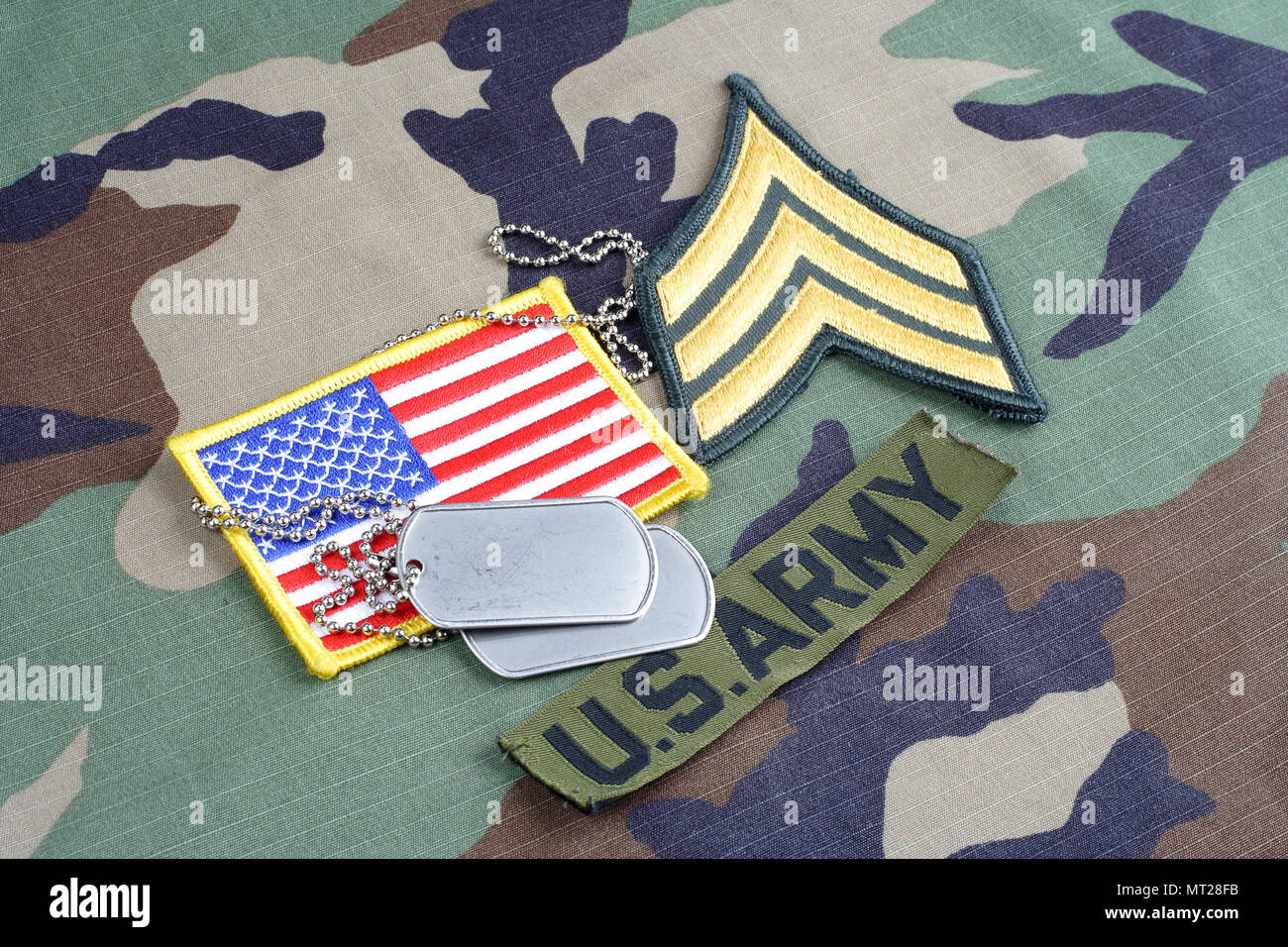 KIEV UKRAINE June 6 2015 US ARMY Sergeant Rank Patch Branch Tape 