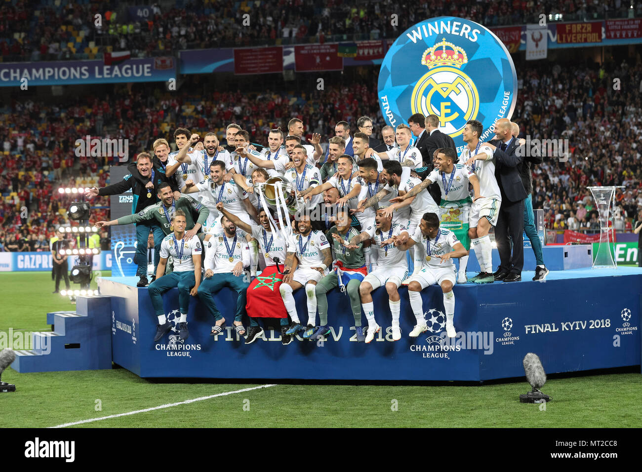 File:Real Madrid C.F. the Winner Of The Champions League in 2018