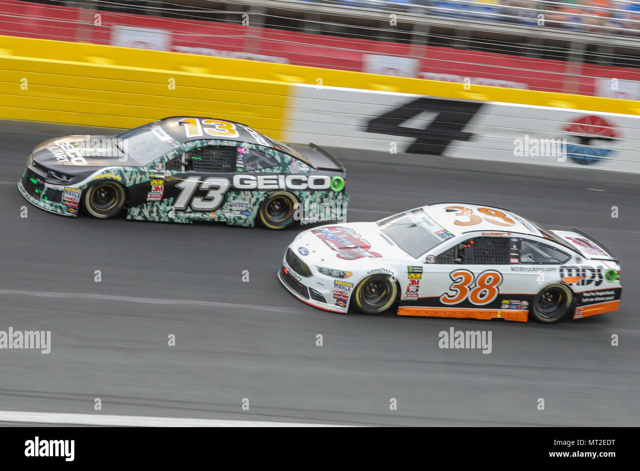 Concord Nc Usa 27th May 2018 Monster Energy Nascar Cup Series Drivers David Ragan 38 And