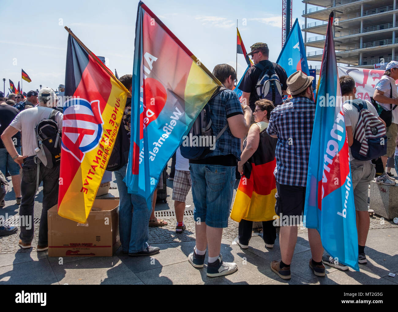 Red Flag of German Leftist Party, Die Linke, Flies Over Heads of  Demonstrators Editorial Photography - Image of leftist, heads: 221695267