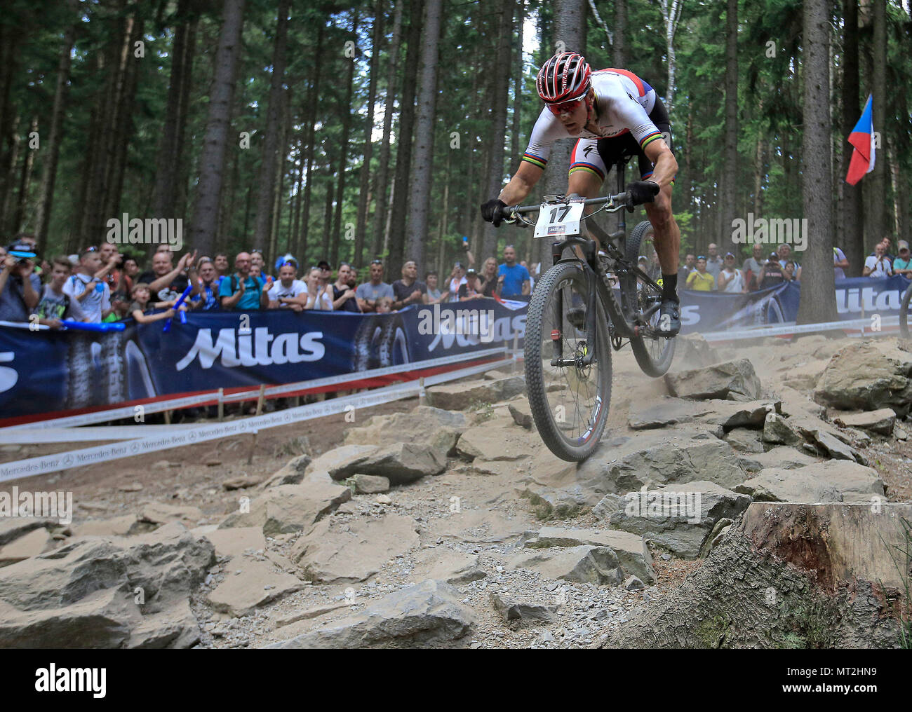 cross country biker