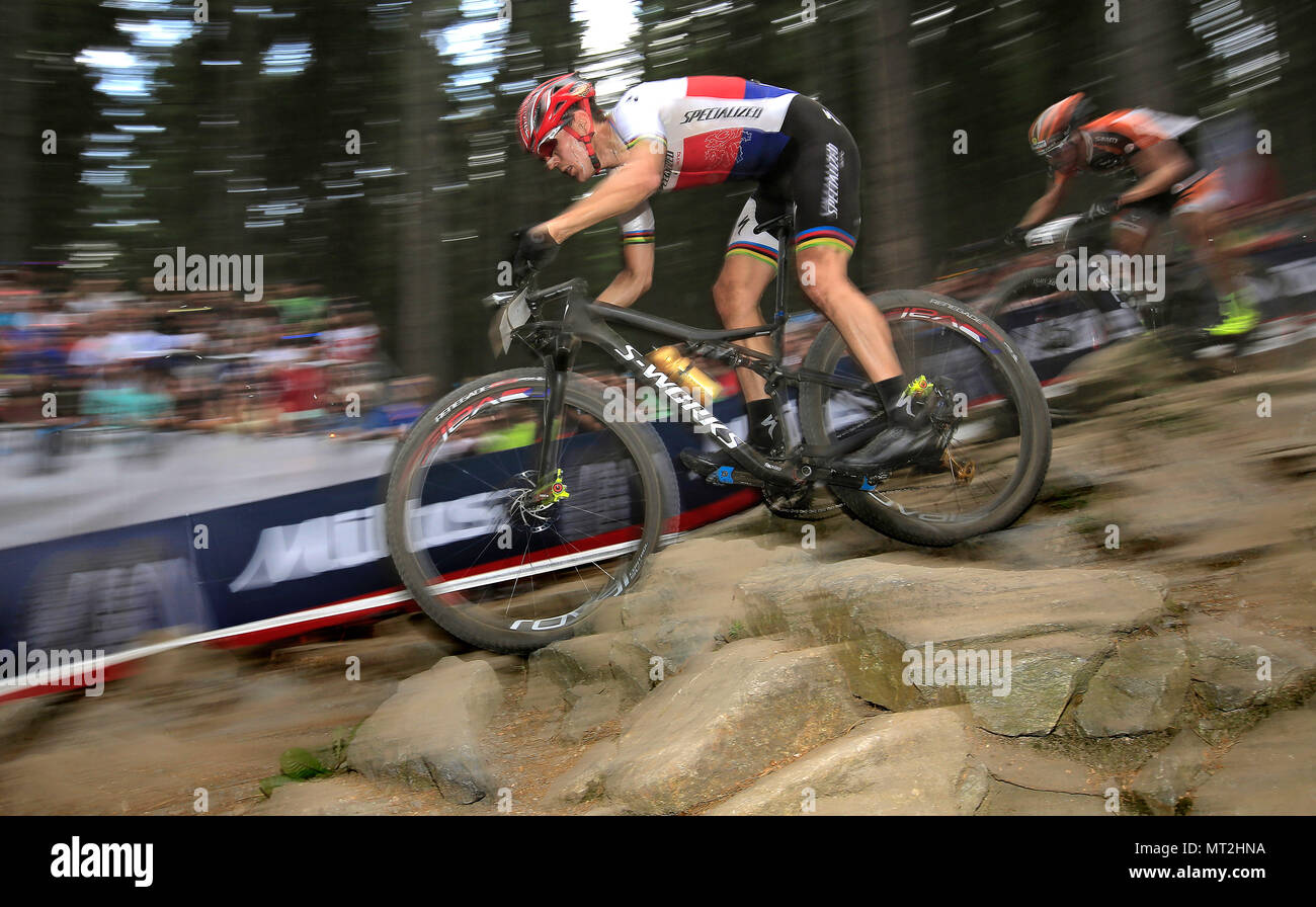 cross country biker
