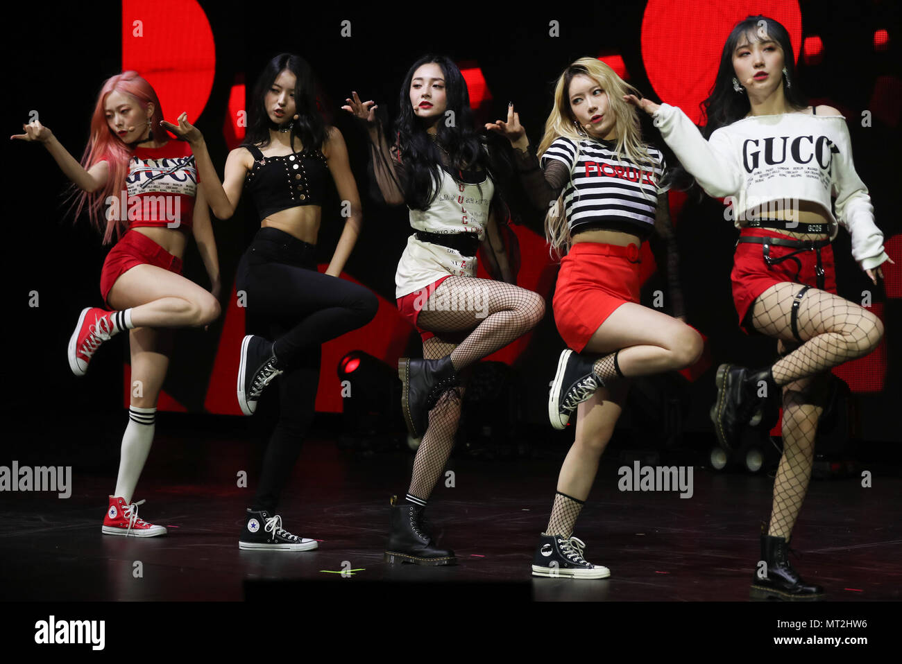 28th May, 2018. S. Korean girl group Pristin V South Korean