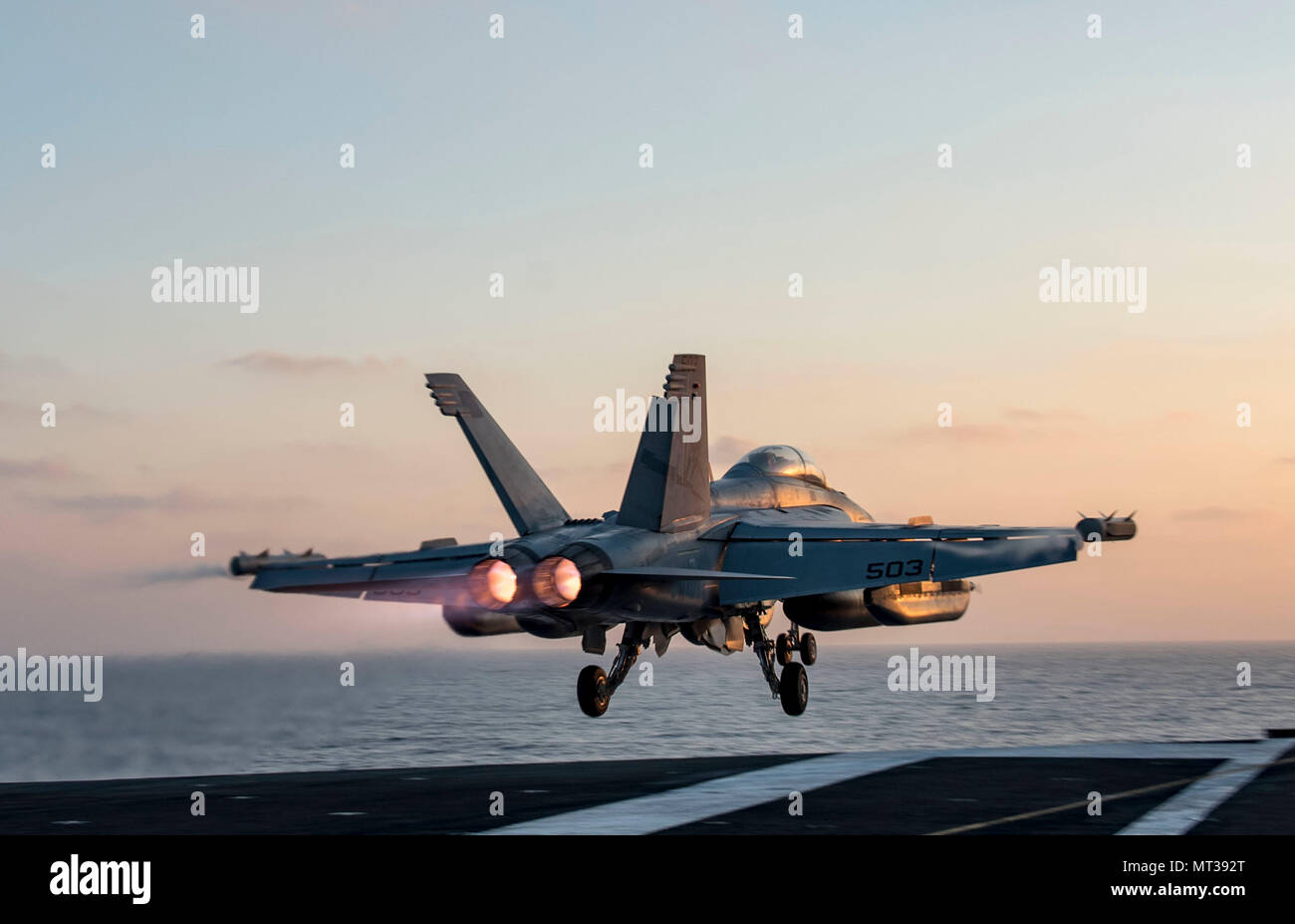 170720-N-FE442-189 MEDITERRANEAN SEA (July 20, 2017) An EA-18G Growler ...