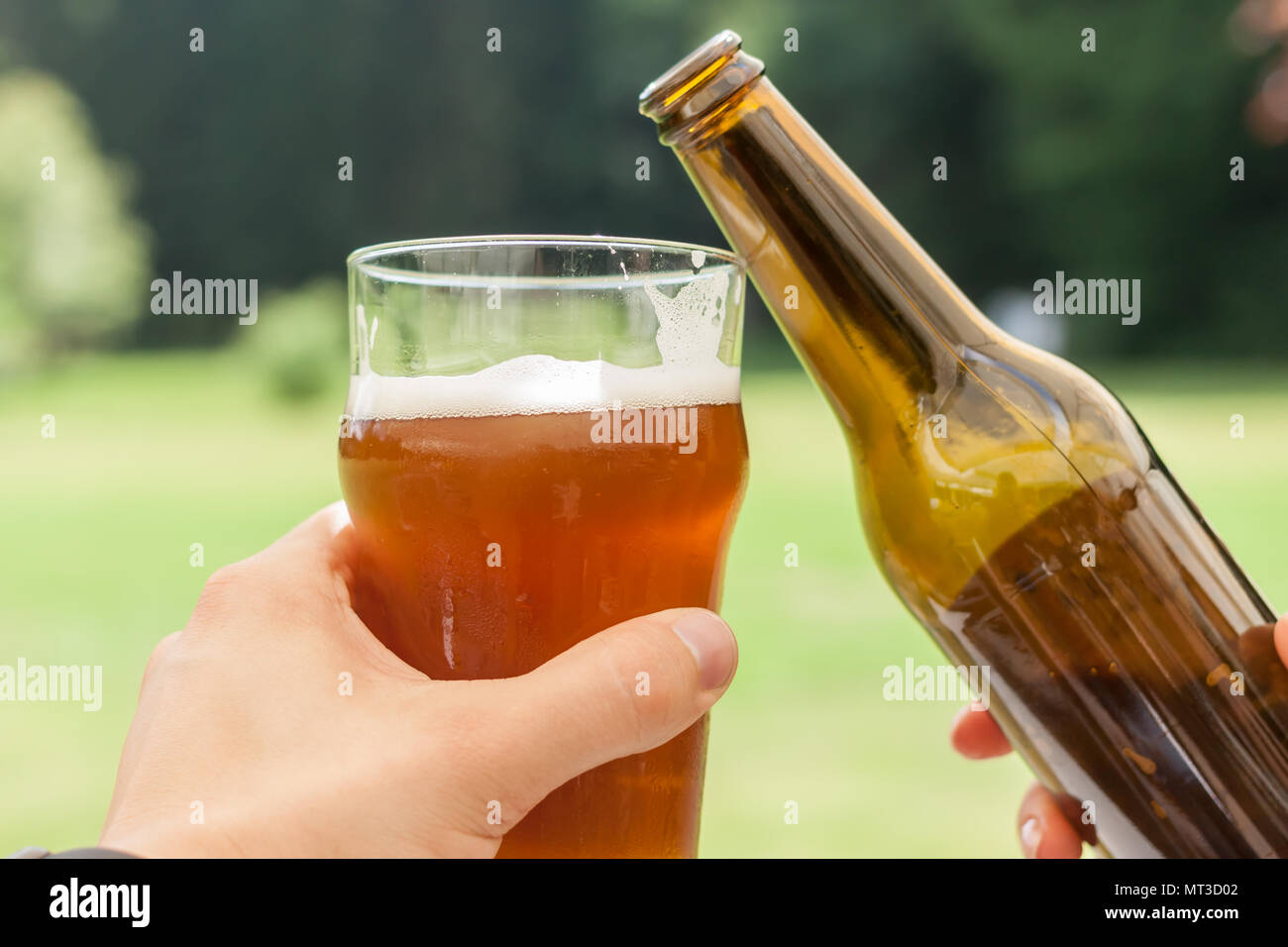 Beer glass cheers hi-res stock photography and images - Alamy