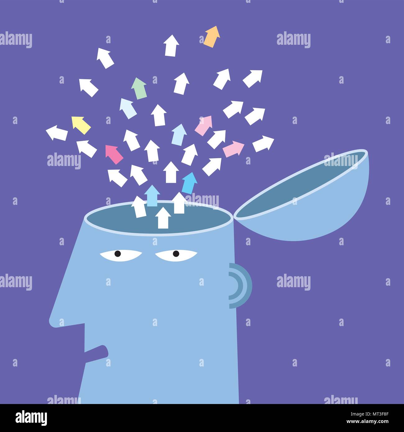 Artificial intelligence brain computer Stock Vector Images - Alamy