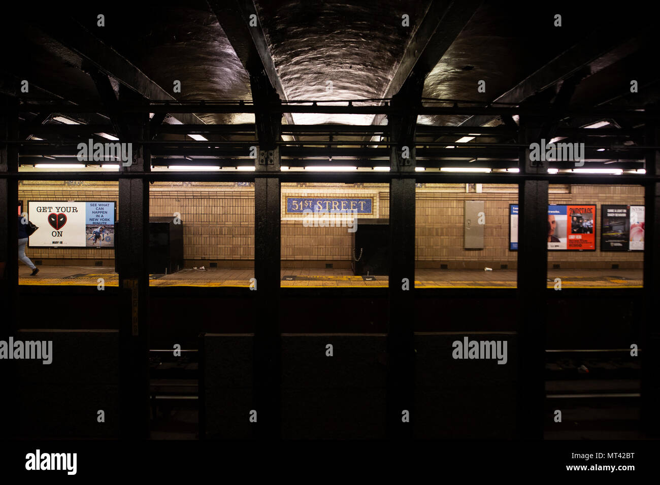 51st Street Subway Station In New York City On The 6 Line At Lexington Stock Photo Alamy