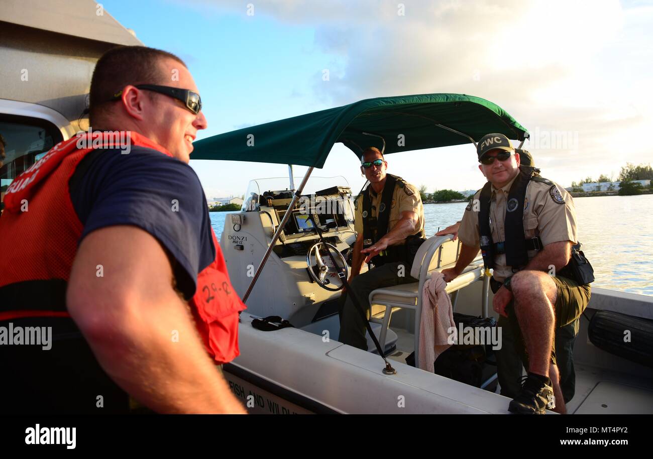 Coast Guard Petty Officer 3rd Class John Seifried, Boarding Officer for