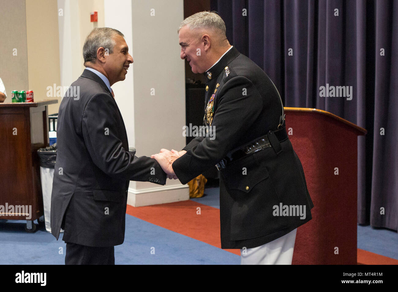 His Excellency Ashok Kumar Mirpuri, left, Singapore’s Ambassador to the