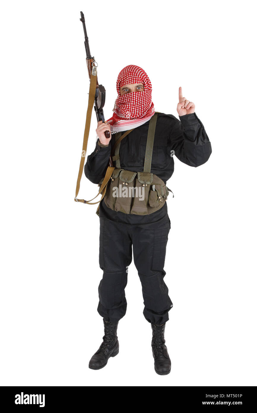 Rebel Assault Rifle Hand holding assault rifle isolated Cut Out Stock Images & Pictures - Alamy