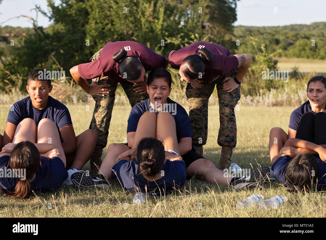 a poolee from recruiting station san antonio is told to poolee marines