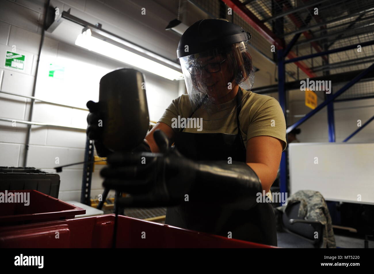 Senior Airman Jordan Parker, a materiel management journeyman with the