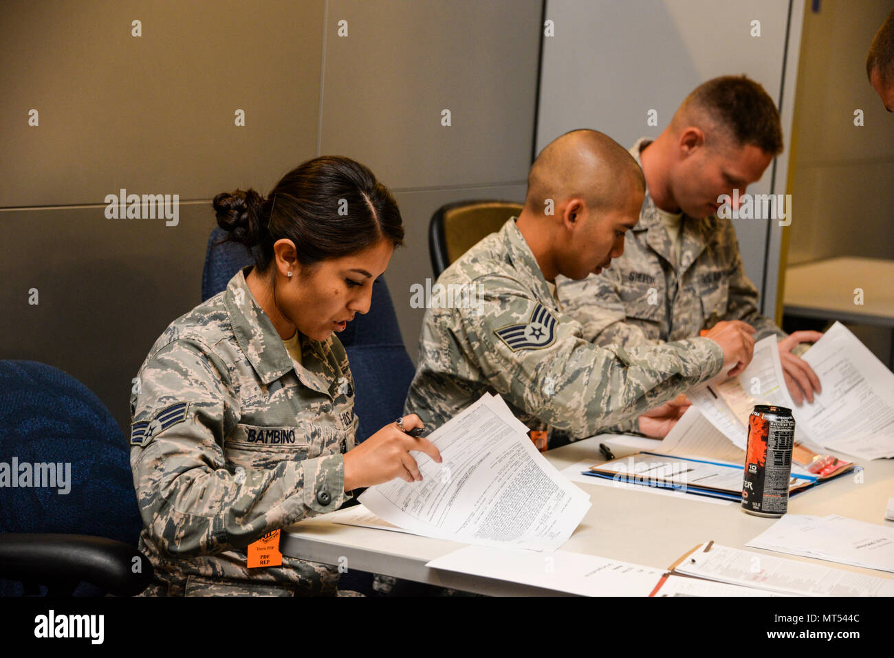 Senior Airman Samantha Bambino, 60th Force Support Squadron outbound