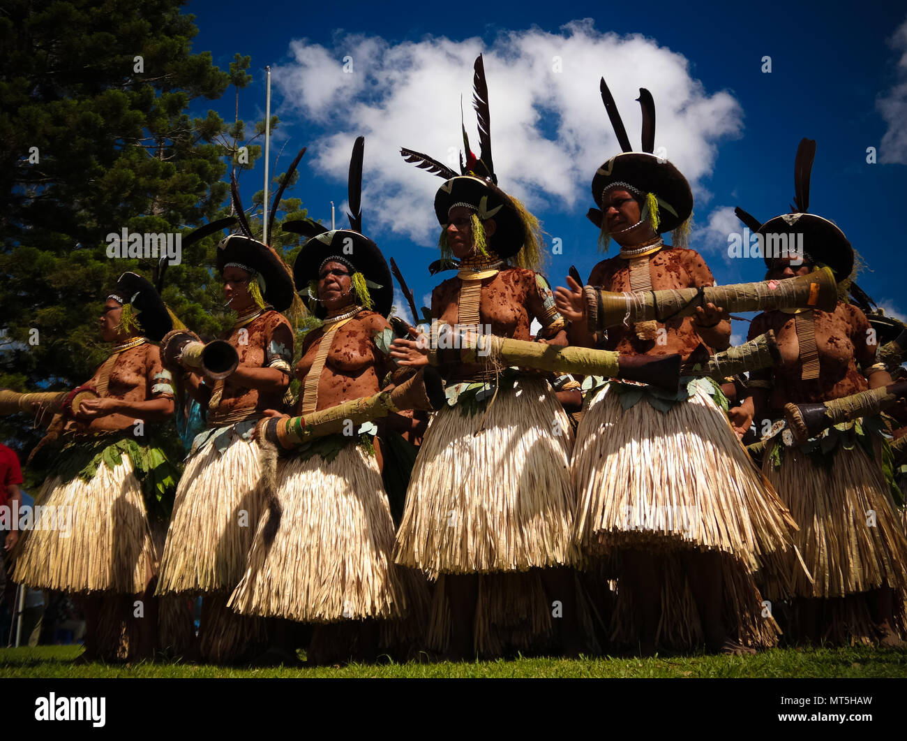 Sili Muli tribe participantes at Mount Hagen festival - 17-08-2014 ...