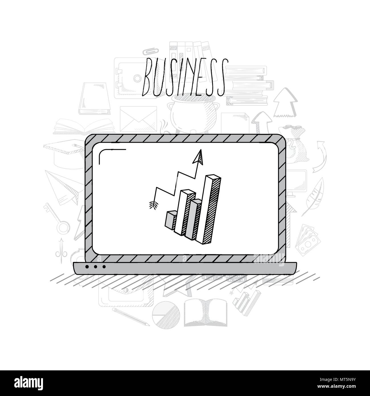 Hand draw business concept Stock Vector Image & Art Alamy