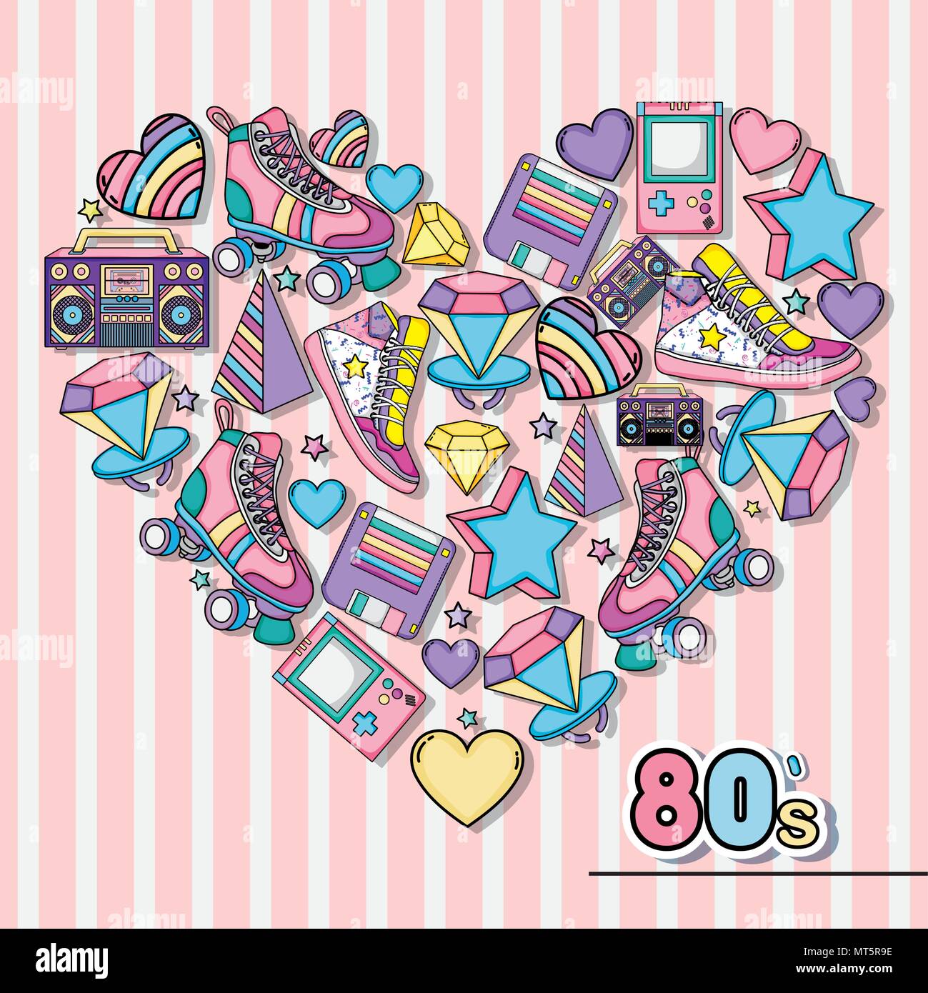 I Love The 80s High Resolution Stock Photography and Images - Alamy