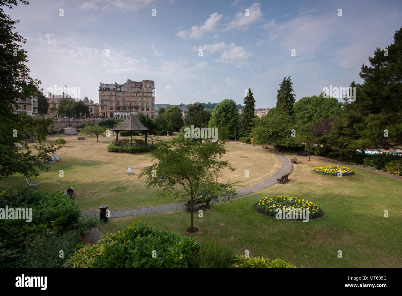 Parade gardens in the city of Bath, England, UK Stock Photo - Alamy