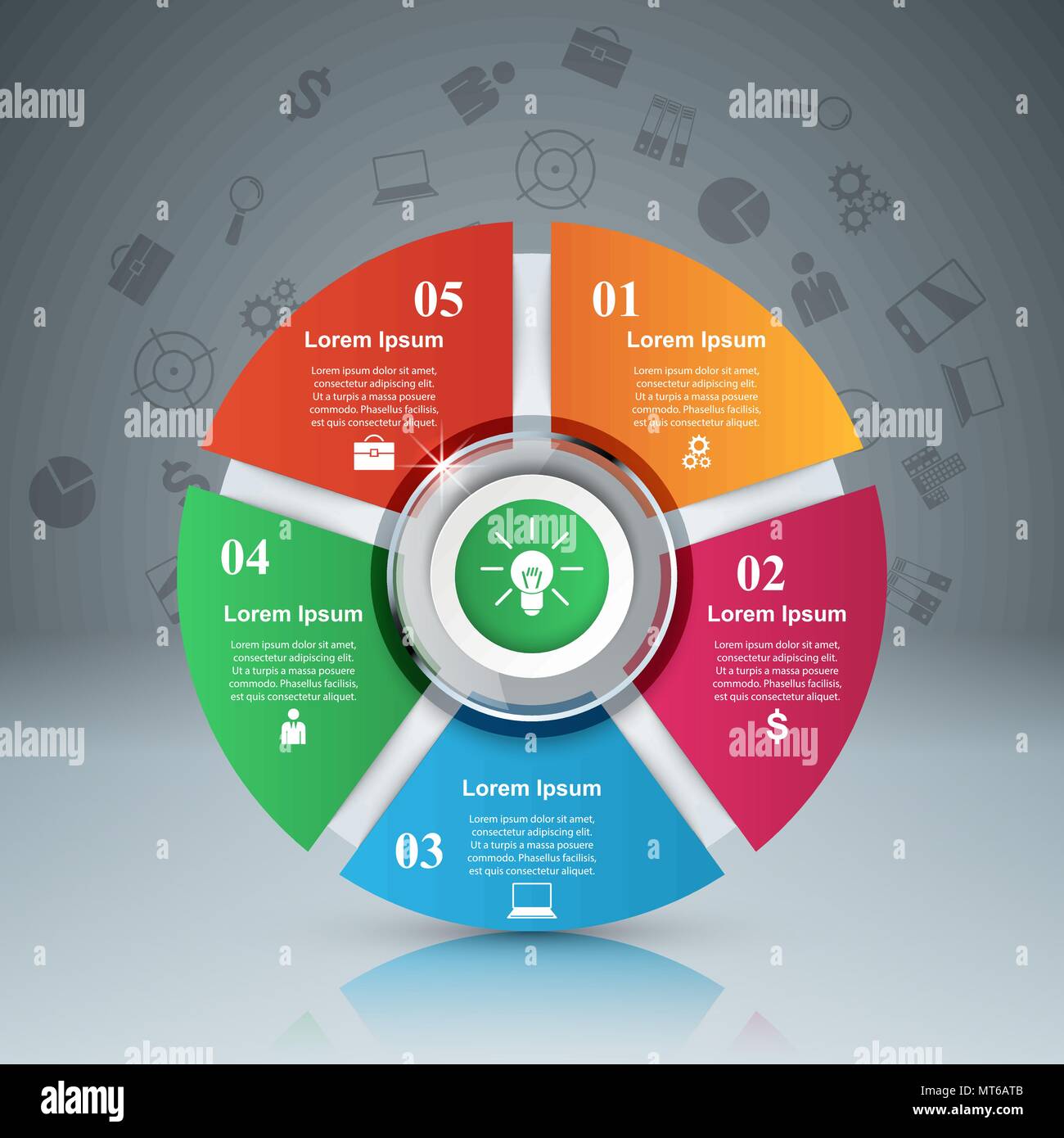 Origami Inforgraphics Business Infographics origami style Vector illustration Stock Vector ...