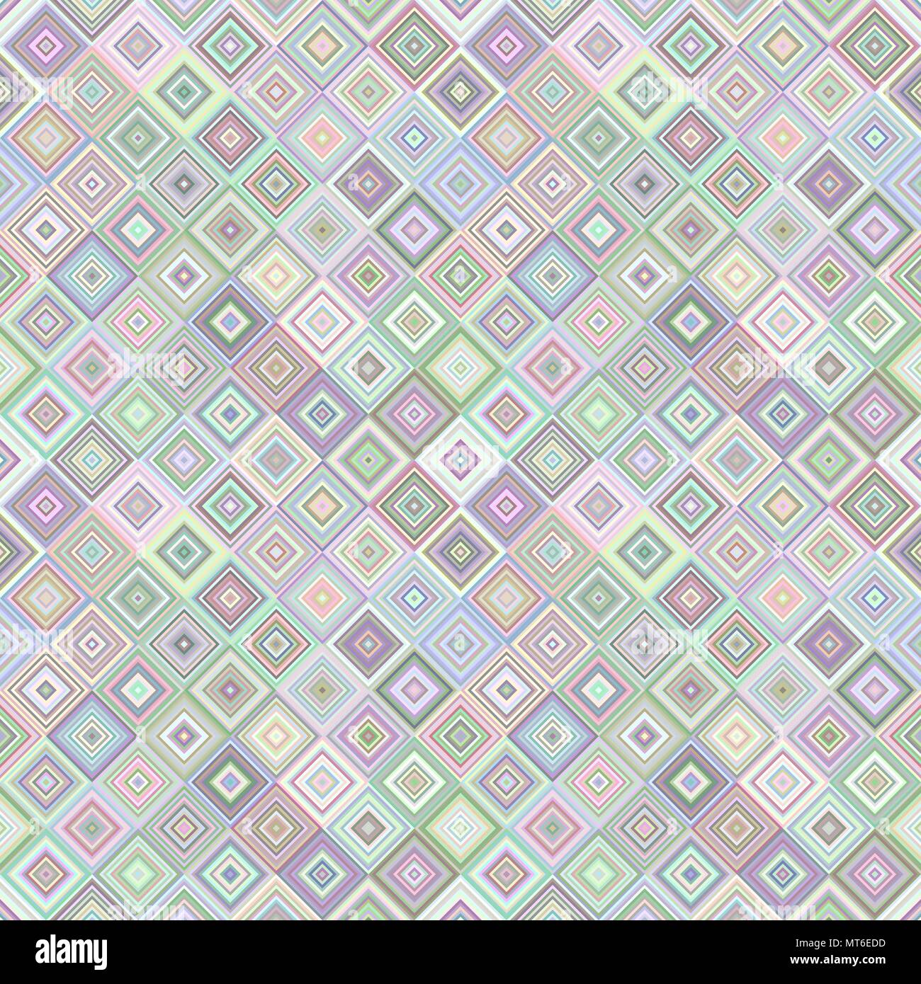 Abstract diagonal square pattern background - seamless graphic Stock Vector