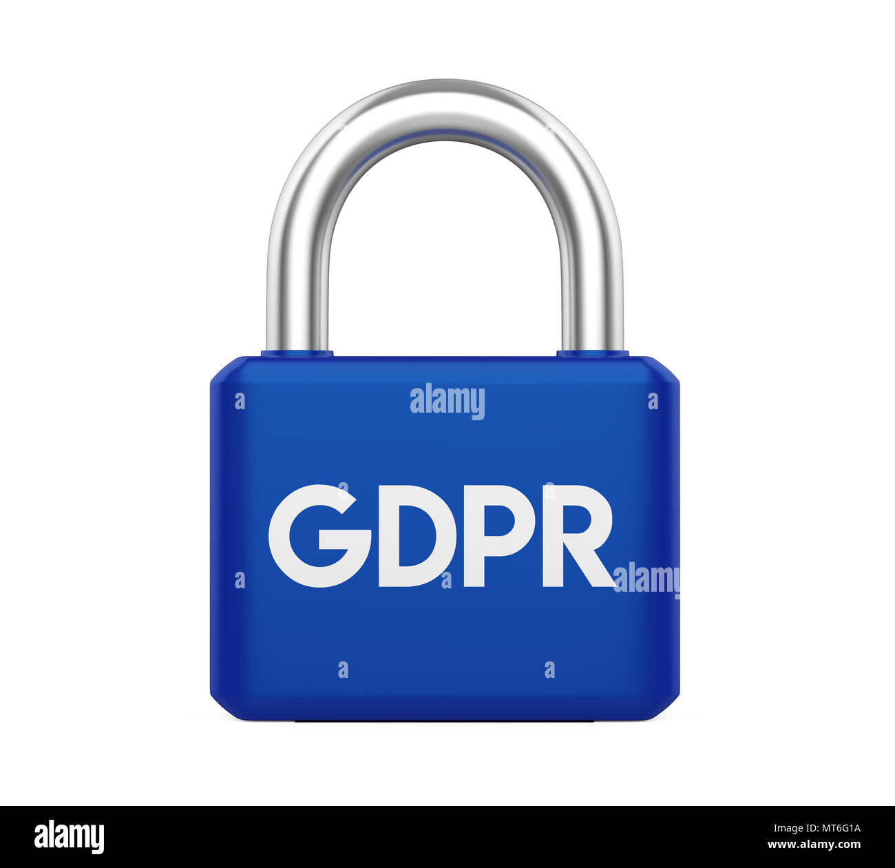 GDPR - General Data Protection Regulation Illustration Stock Photo