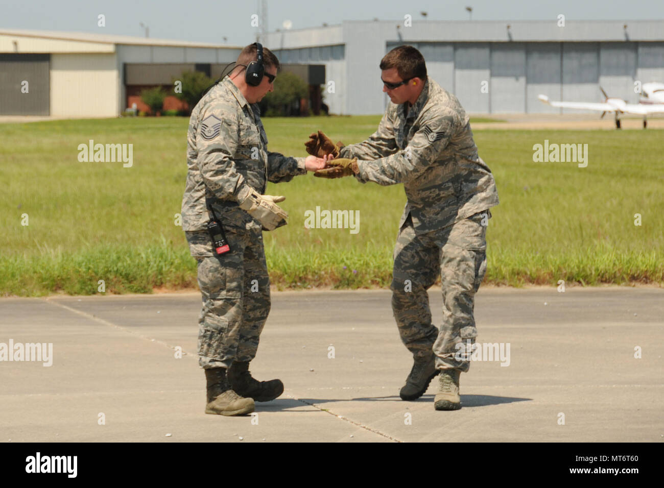 During annual training on May 10, 2017, Airmen from Key Field Air ...